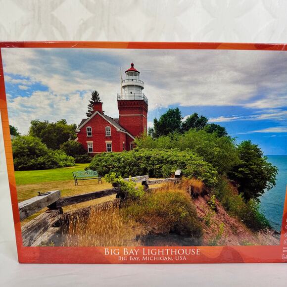 EuroGraphics Big Bay Lighthouse, Michigan Puzzle (1000-Piece), 19.25" x 26.5" - Picture 7 of 9